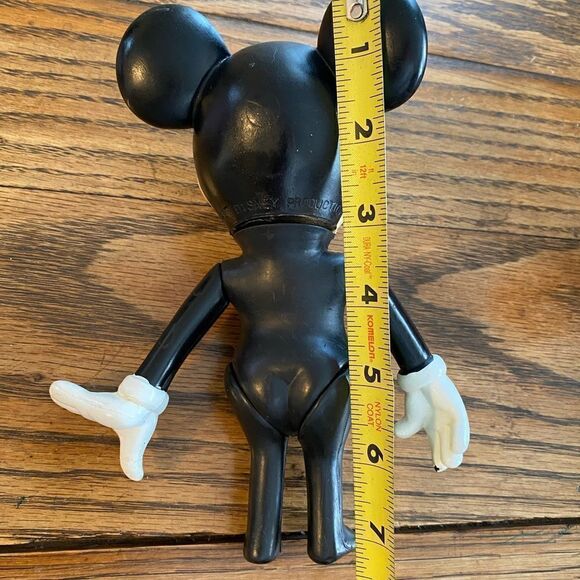 Vintage 7” Hard Plastic Mickey Mouse Posable Moveable‎ Figure Disney - Picture 8 of 11